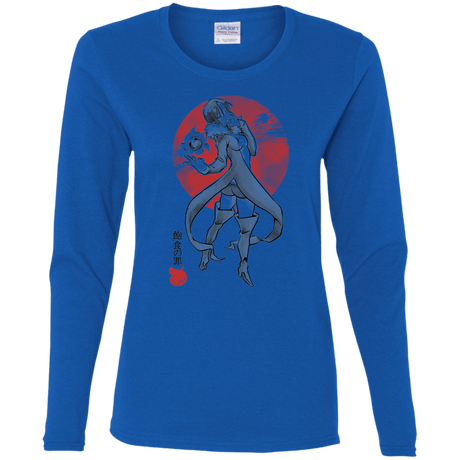T-Shirts Royal / S Boar Gluttony Women's Long Sleeve T-Shirt