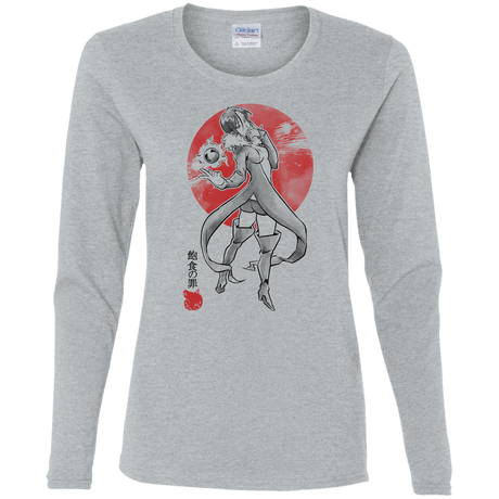 T-Shirts Sport Grey / S Boar Gluttony Women's Long Sleeve T-Shirt