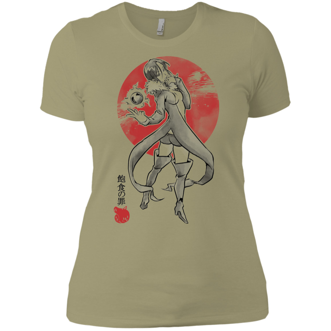 T-Shirts Light Olive / X-Small Boar Gluttony Women's Premium T-Shirt