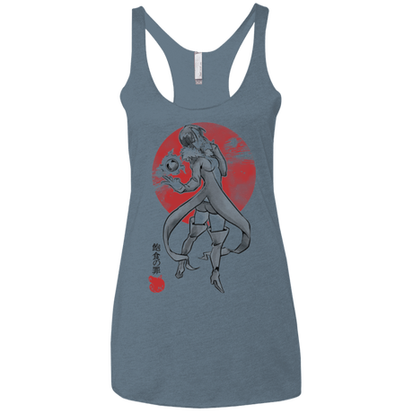 T-Shirts Indigo / X-Small Boar Gluttony Women's Triblend Racerback Tank