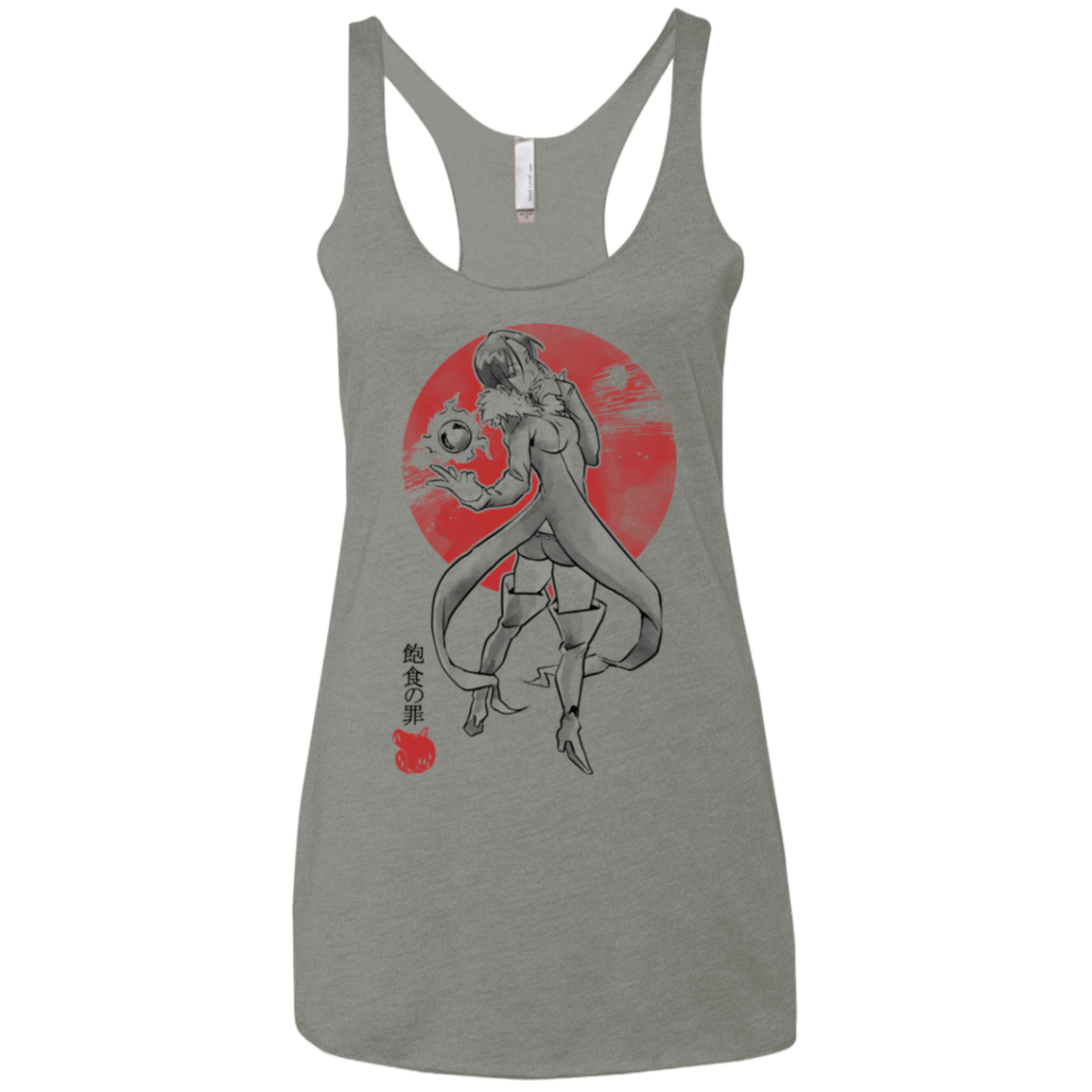 T-Shirts Venetian Grey / X-Small Boar Gluttony Women's Triblend Racerback Tank