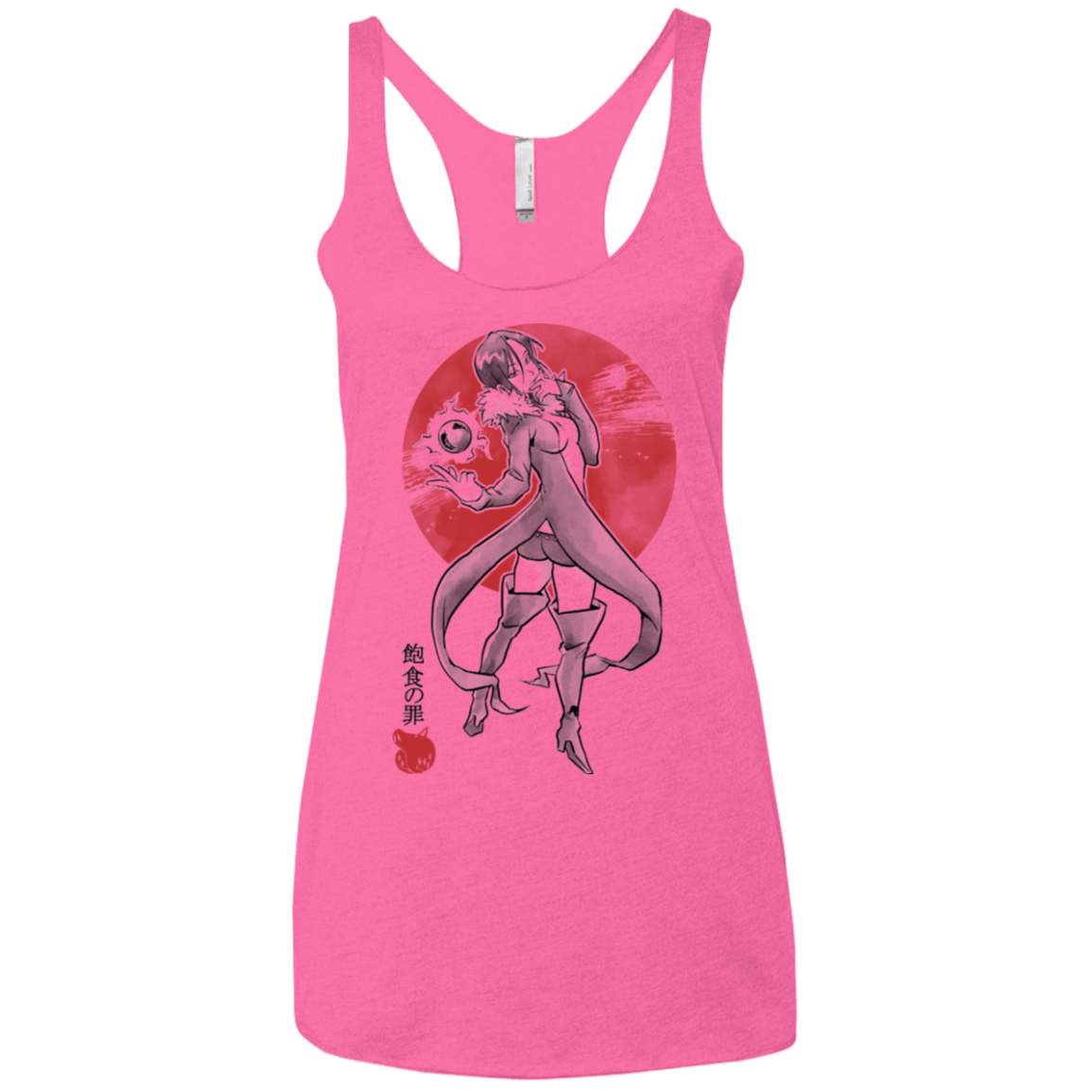 T-Shirts Vintage Pink / X-Small Boar Gluttony Women's Triblend Racerback Tank