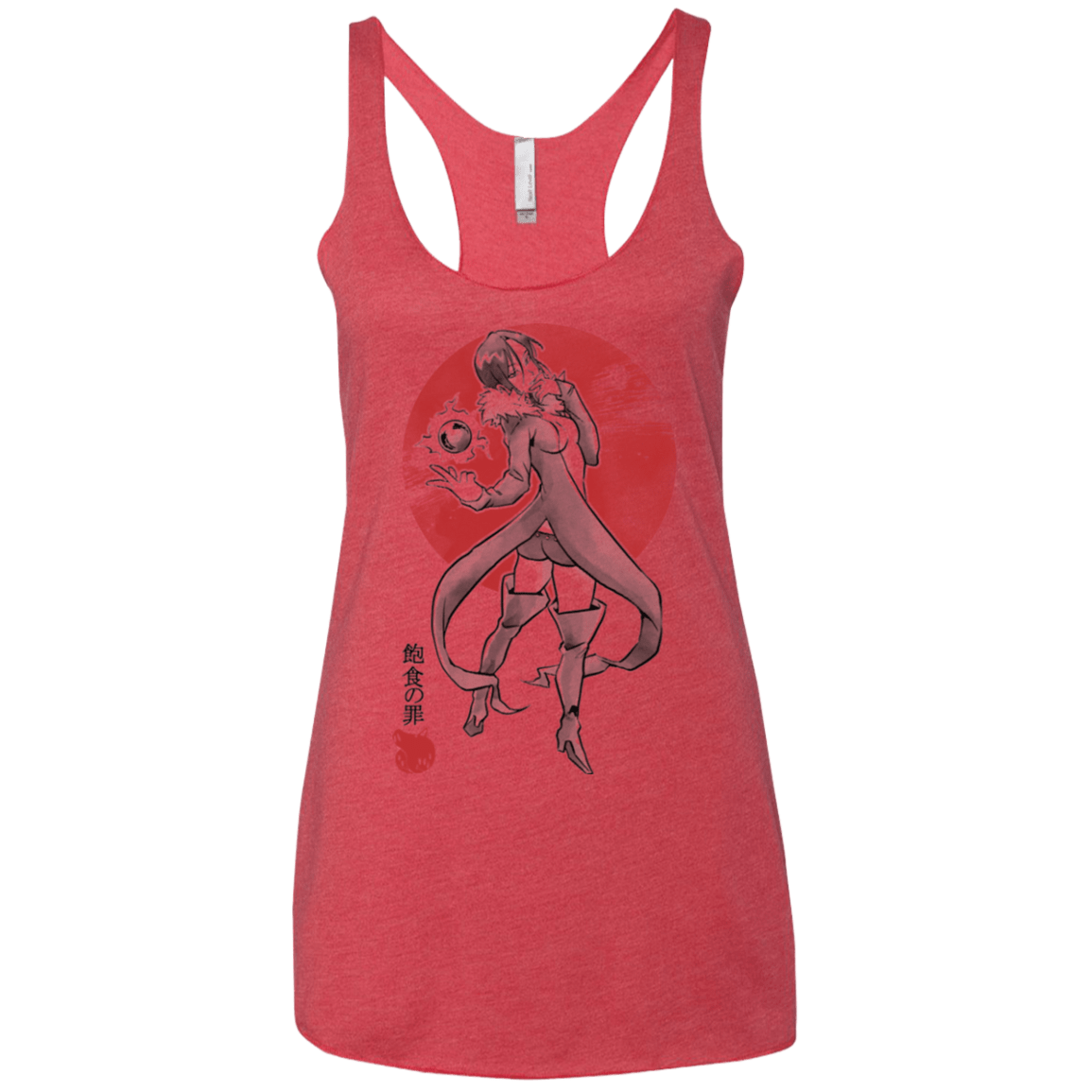 T-Shirts Vintage Red / X-Small Boar Gluttony Women's Triblend Racerback Tank