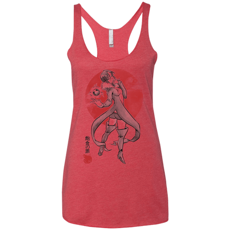 T-Shirts Vintage Red / X-Small Boar Gluttony Women's Triblend Racerback Tank