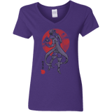 T-Shirts Purple / S Boar Gluttony Women's V-Neck T-Shirt