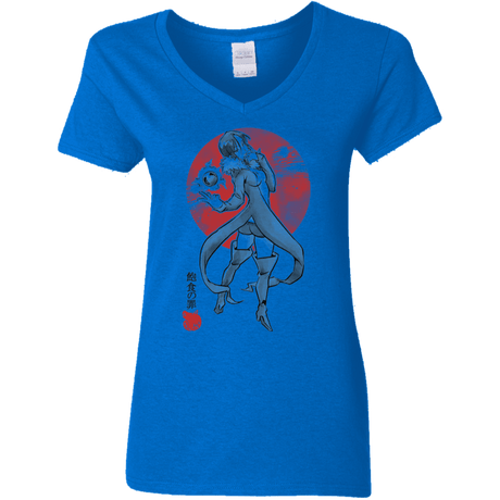 T-Shirts Royal / S Boar Gluttony Women's V-Neck T-Shirt