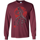 T-Shirts Maroon / YS Boar Gluttony Youth Long Sleeve T-Shirt