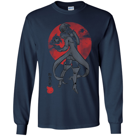 T-Shirts Navy / YS Boar Gluttony Youth Long Sleeve T-Shirt