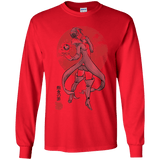 T-Shirts Red / YS Boar Gluttony Youth Long Sleeve T-Shirt