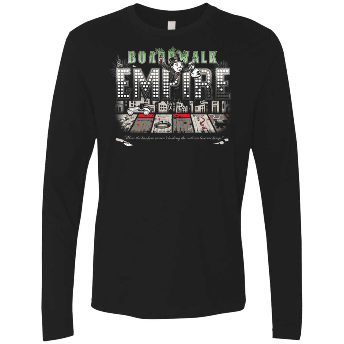 T-Shirts Black / Small Boardwalk Empire Men's Premium Long Sleeve