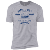 T-Shirts Heather Grey / YXS BOATS & WOES Boys Premium T-Shirt