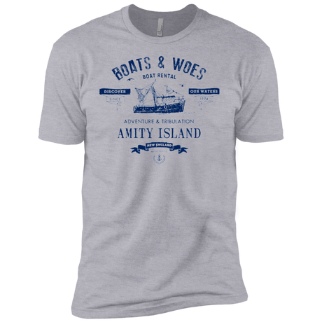 T-Shirts Heather Grey / YXS BOATS & WOES Boys Premium T-Shirt