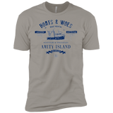 T-Shirts Light Grey / YXS BOATS & WOES Boys Premium T-Shirt