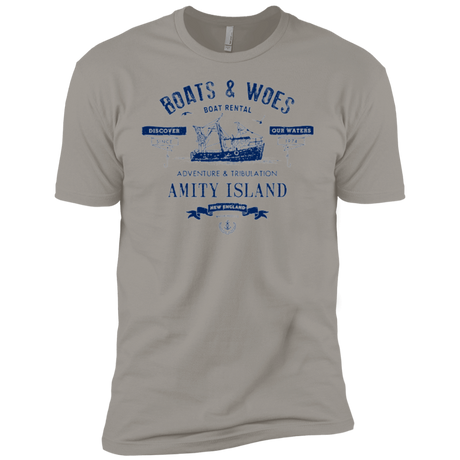 T-Shirts Light Grey / YXS BOATS & WOES Boys Premium T-Shirt