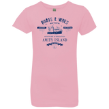 T-Shirts Light Pink / YXS BOATS & WOES Girls Premium T-Shirt