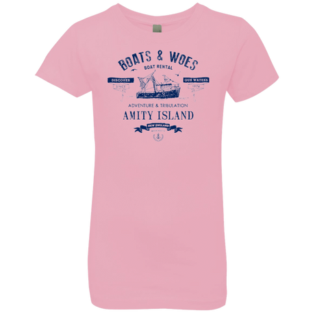 T-Shirts Light Pink / YXS BOATS & WOES Girls Premium T-Shirt