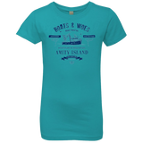 T-Shirts Tahiti Blue / YXS BOATS & WOES Girls Premium T-Shirt