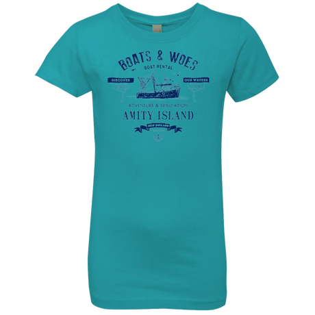 T-Shirts Tahiti Blue / YXS BOATS & WOES Girls Premium T-Shirt