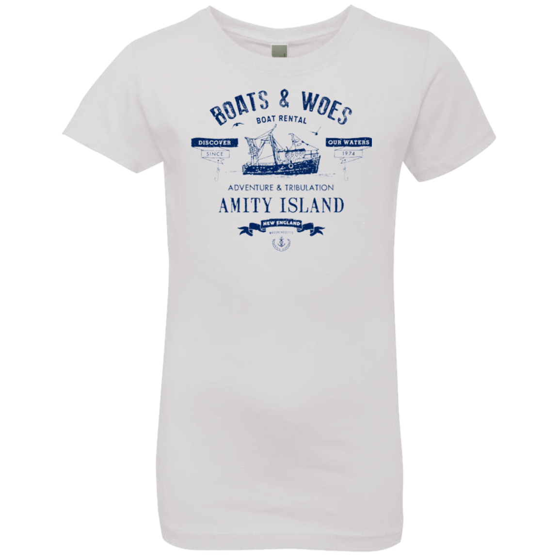 T-Shirts White / YXS BOATS & WOES Girls Premium T-Shirt