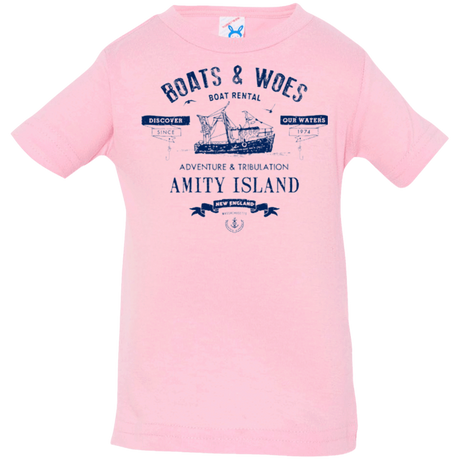 T-Shirts Pink / 6 Months BOATS & WOES Infant Premium T-Shirt