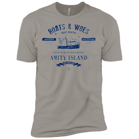 T-Shirts Light Grey / X-Small BOATS & WOES Men's Premium T-Shirt