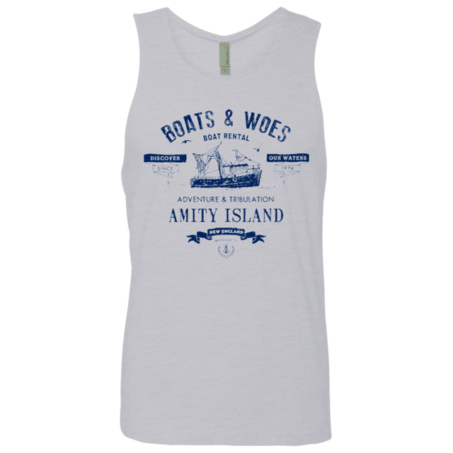 T-Shirts Heather Grey / Small BOATS & WOES Men's Premium Tank Top