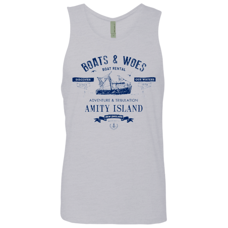 T-Shirts Heather Grey / Small BOATS & WOES Men's Premium Tank Top