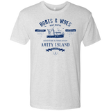 T-Shirts Heather White / Small BOATS & WOES Men's Triblend T-Shirt