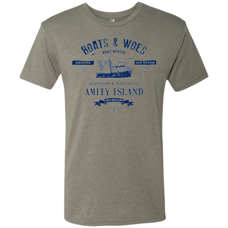 T-Shirts Venetian Grey / Small BOATS & WOES Men's Triblend T-Shirt