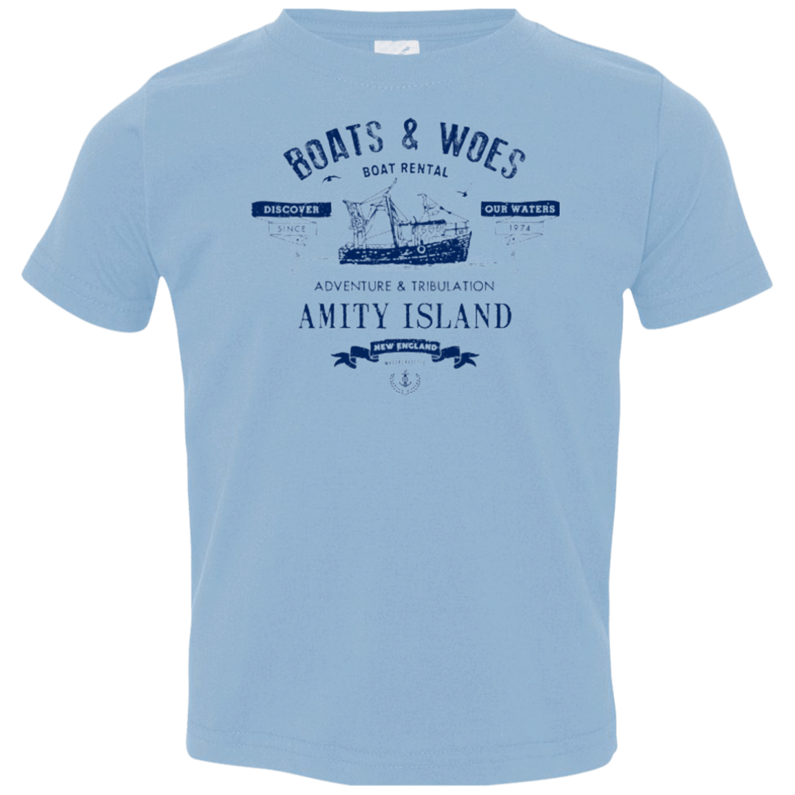 T-Shirts Light Blue / 2T BOATS & WOES Toddler Premium T-Shirt