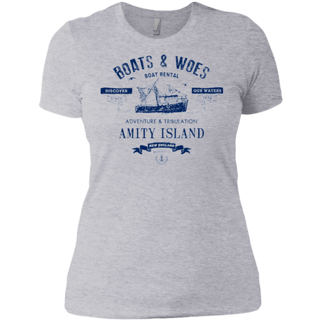 T-Shirts Heather Grey / X-Small BOATS & WOES Women's Premium T-Shirt