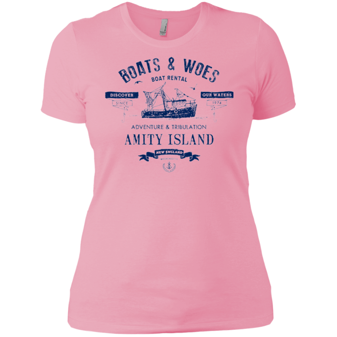 T-Shirts Light Pink / X-Small BOATS & WOES Women's Premium T-Shirt