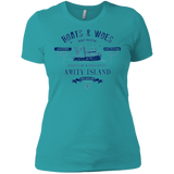 T-Shirts Tahiti Blue / X-Small BOATS & WOES Women's Premium T-Shirt