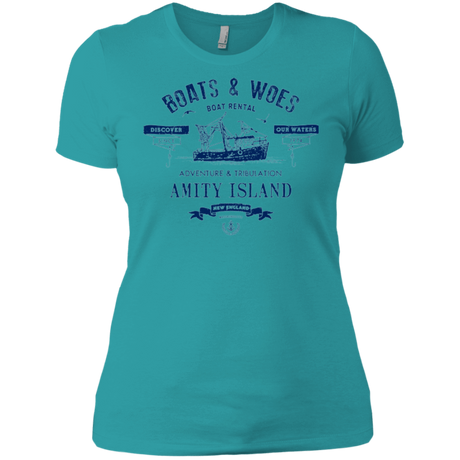 T-Shirts Tahiti Blue / X-Small BOATS & WOES Women's Premium T-Shirt