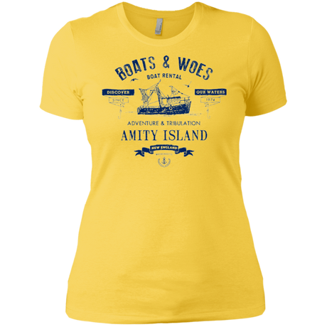 T-Shirts Vibrant Yellow / X-Small BOATS & WOES Women's Premium T-Shirt