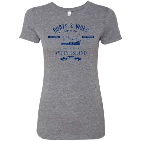 T-Shirts Premium Heather / Small BOATS & WOES Women's Triblend T-Shirt