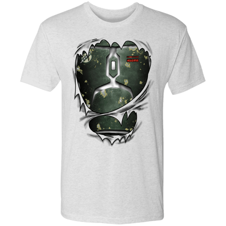 T-Shirts Heather White / S Boba Fett Ripped Men's Triblend T-Shirt