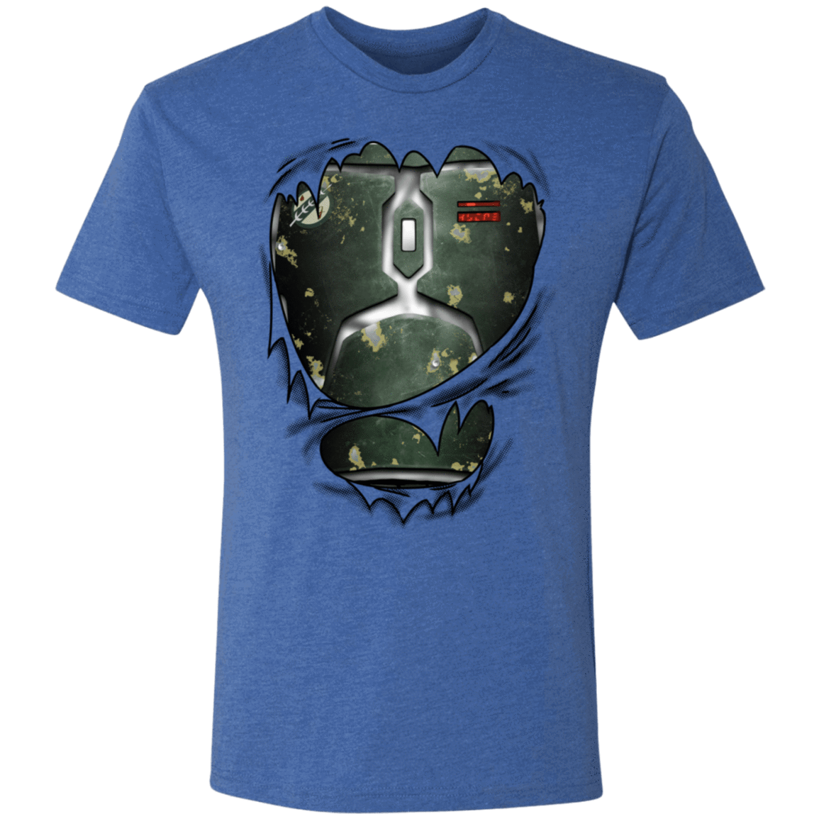 T-Shirts Vintage Royal / S Boba Fett Ripped Men's Triblend T-Shirt