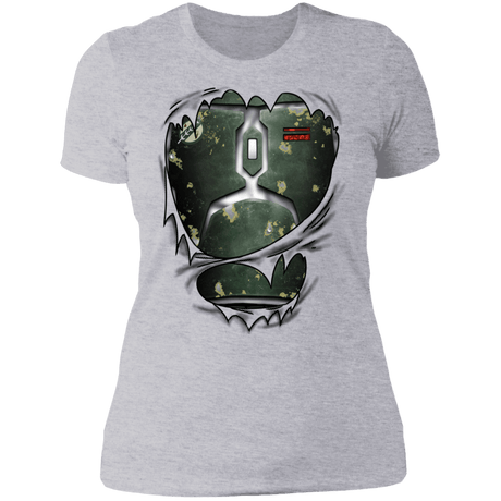 T-Shirts Heather Grey / S Boba Fett Ripped Women's Premium T-Shirt
