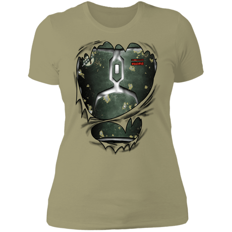 T-Shirts Light Olive / S Boba Fett Ripped Women's Premium T-Shirt
