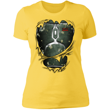 T-Shirts Vibrant Yellow / S Boba Fett Ripped Women's Premium T-Shirt