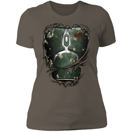 T-Shirts Warm Grey / S Boba Fett Ripped Women's Premium T-Shirt