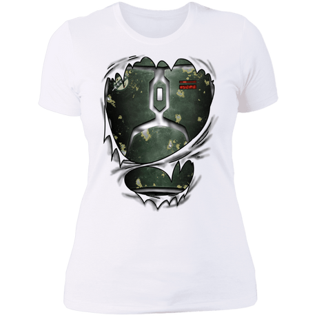T-Shirts White / S Boba Fett Ripped Women's Premium T-Shirt