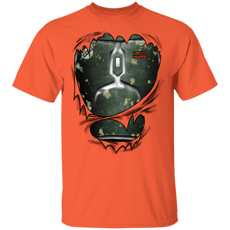 T-Shirts Orange / YXS Boba Fett Ripped Youth T-Shirt