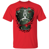 T-Shirts Red / YXS Boba Fett Ripped Youth T-Shirt