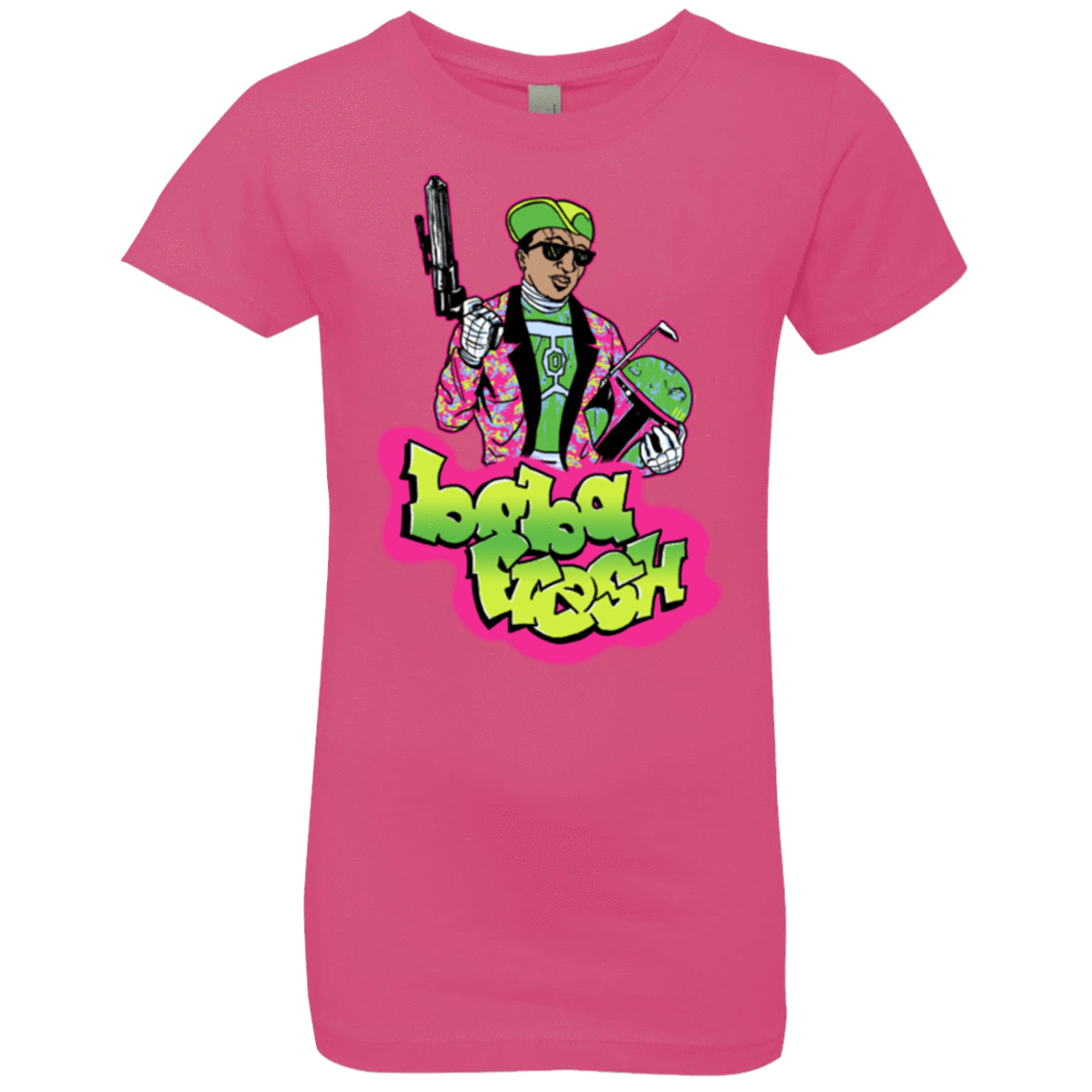 T-Shirts Hot Pink / YXS Boba Fresh Girls Premium T-Shirt