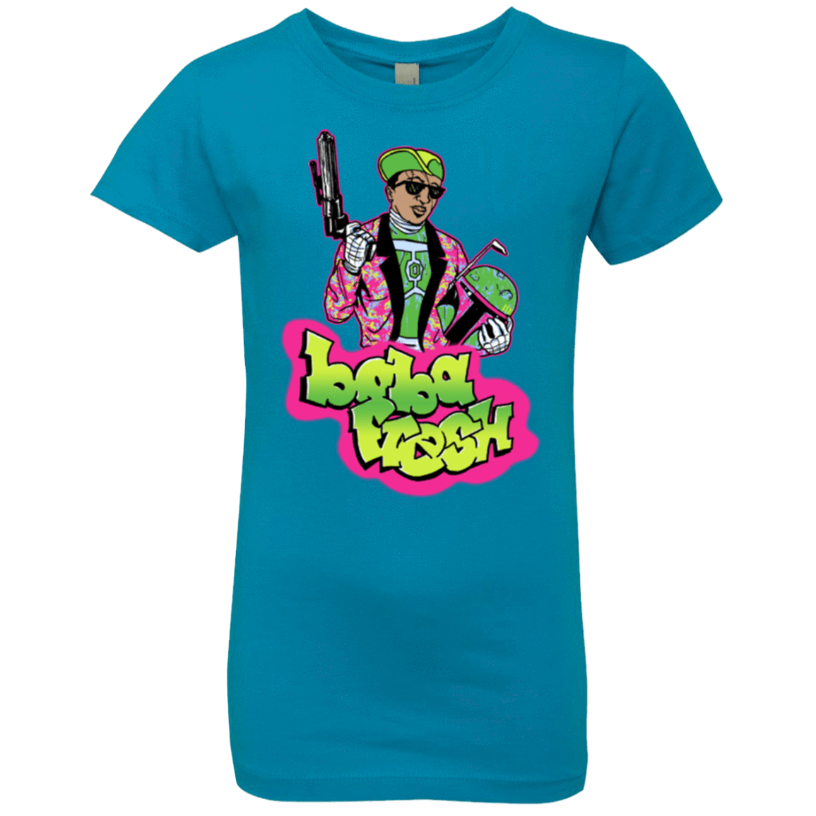 T-Shirts Turquoise / YXS Boba Fresh Girls Premium T-Shirt