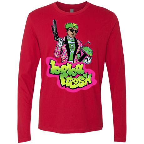 T-Shirts Red / Small Boba Fresh Men's Premium Long Sleeve