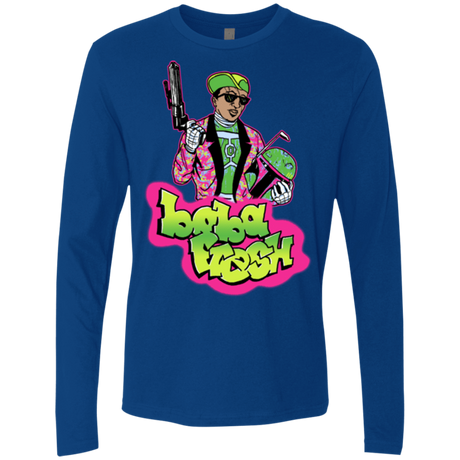 T-Shirts Royal / Small Boba Fresh Men's Premium Long Sleeve