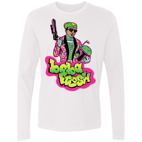 T-Shirts White / Small Boba Fresh Men's Premium Long Sleeve